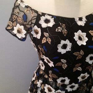 ECI New York floral cocktail/party/prom dress